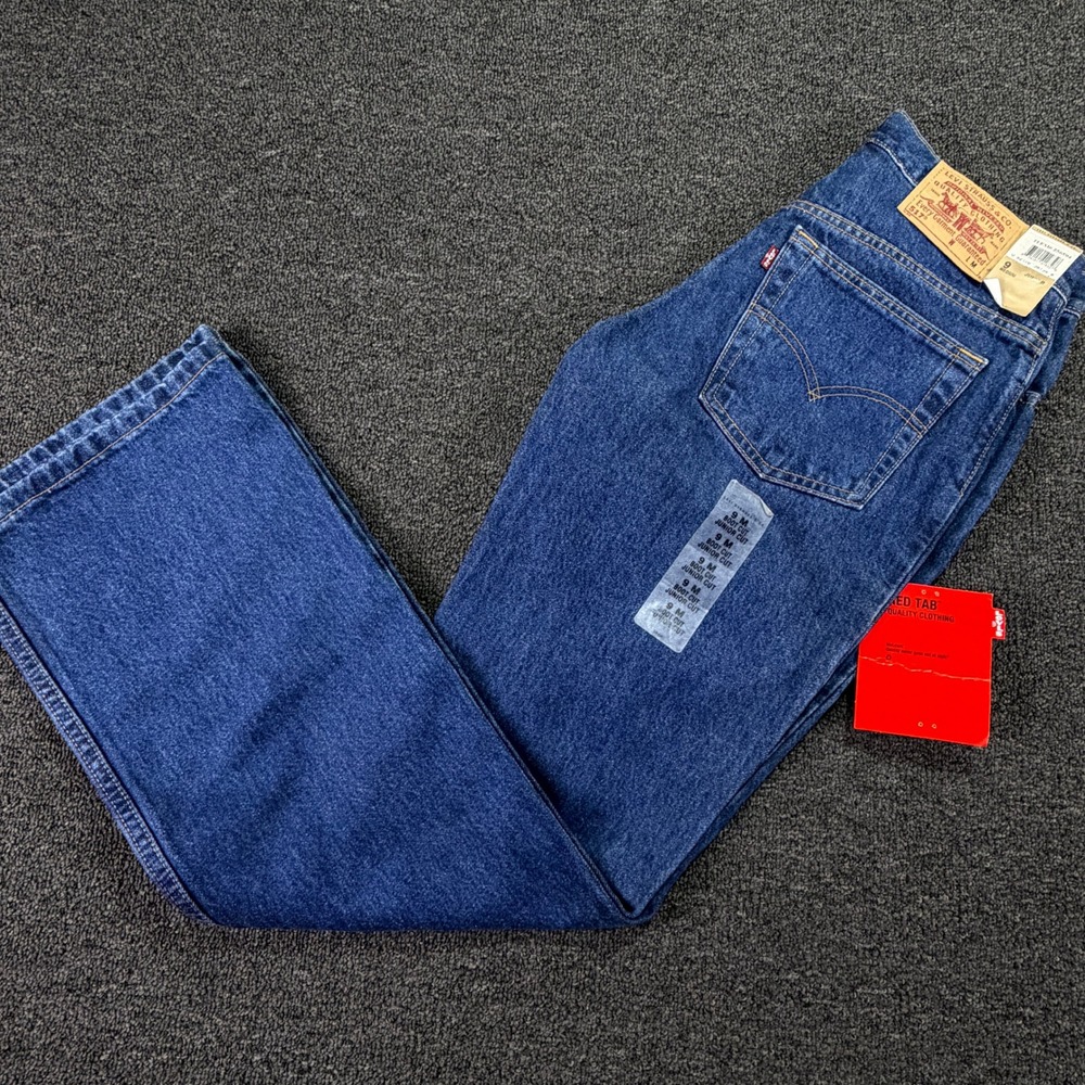 Levi's Jeans Juniors 9 M 517 Slim Fit Boot Cut Dark Wash Denim NEW
